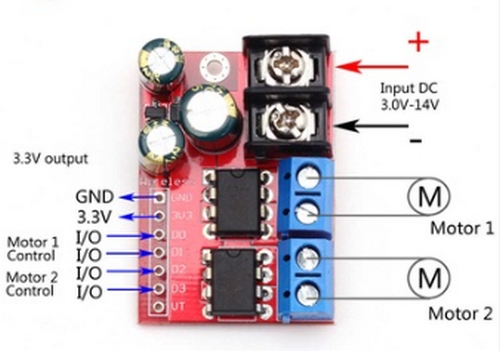 3V-14V%205A%20L298N%20H-Bridge%20Çift%20DC%20Motor%20Sürücü%20Modülü